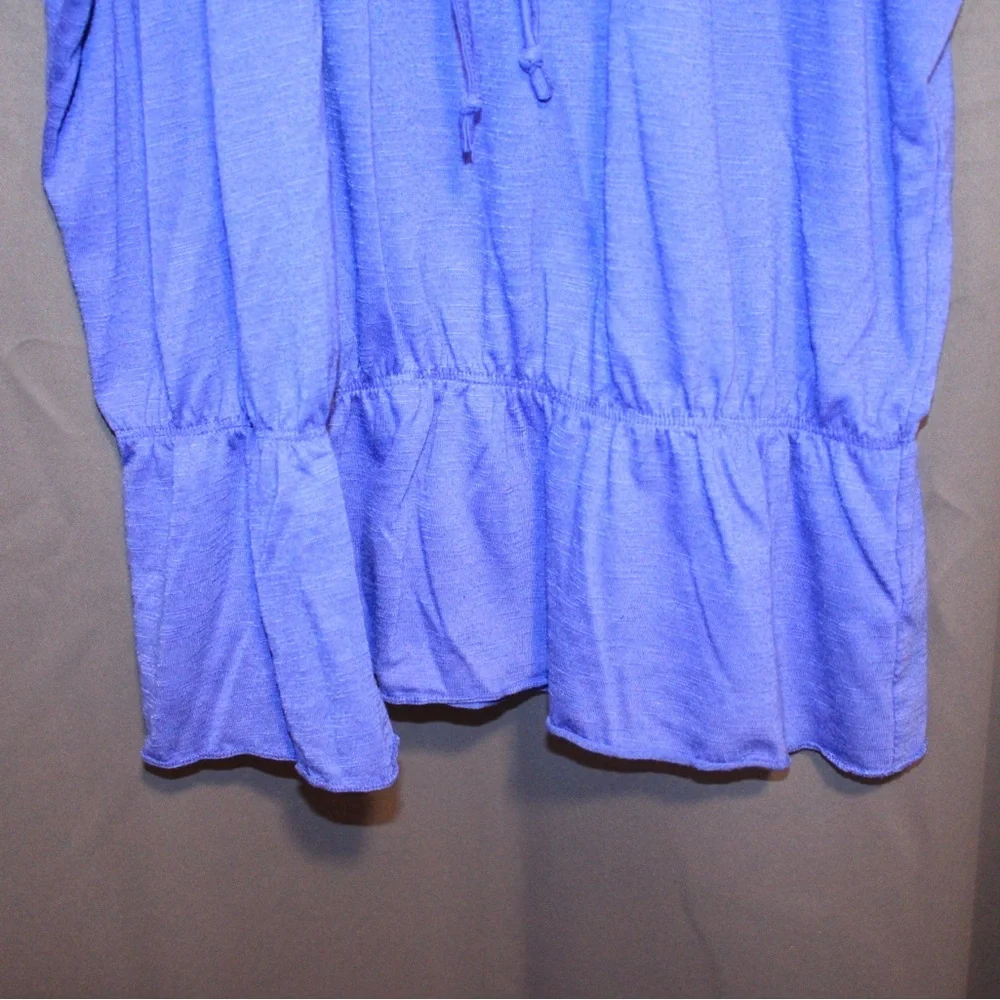 Mossimo Supply Co. Blouse royal blue size XXL - Picture 3 of 8